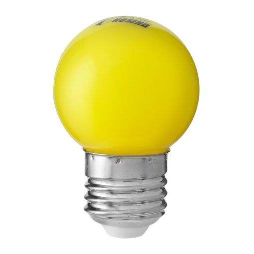 Klotlampa LED Färgad Gul E27