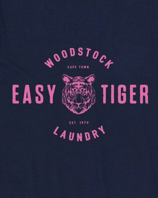 Långärmad t-shirt barn - easy tiger pink