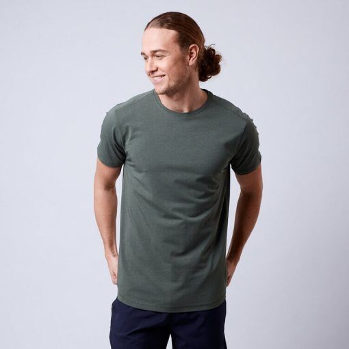 CLN Athletics T-shirt träning Grön Herr Flex bamboo t-shirt Moss green