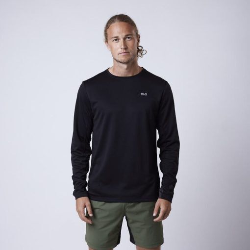 CLN Athletics Långärmad träningströja Svart Herr Groove longsleeve Black