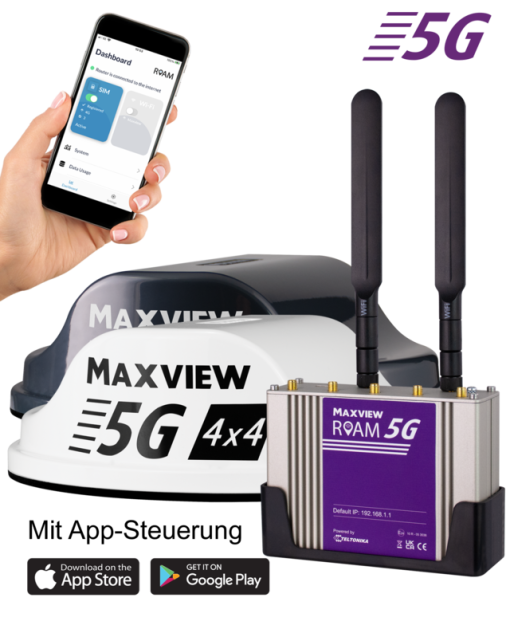 Antenne MAXVIEW Roam 5G 4x4 LTE/WiFi Farbe anthrazit