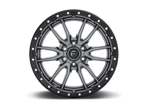 D680 Rebel Matte GUN Metal Black FUEL 17x9 / 6x139,7 ET1