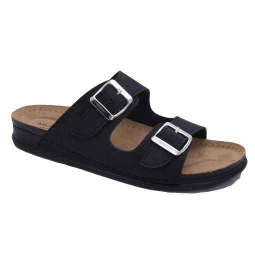 Moheda Birka tofflor (unisex) - Nero - 44