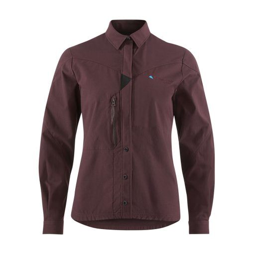 Klättermusen Garm LS Shirt långärmad skjorta (dam) - Amaranth Red - L