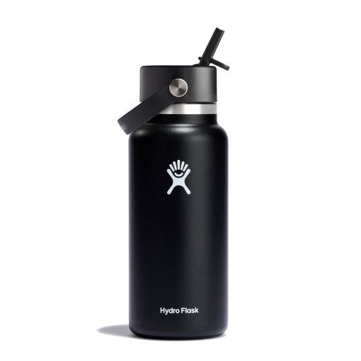 Hydro Flask Hydration Wide Mouth Flex Straw 32oz / 946 ml - Black