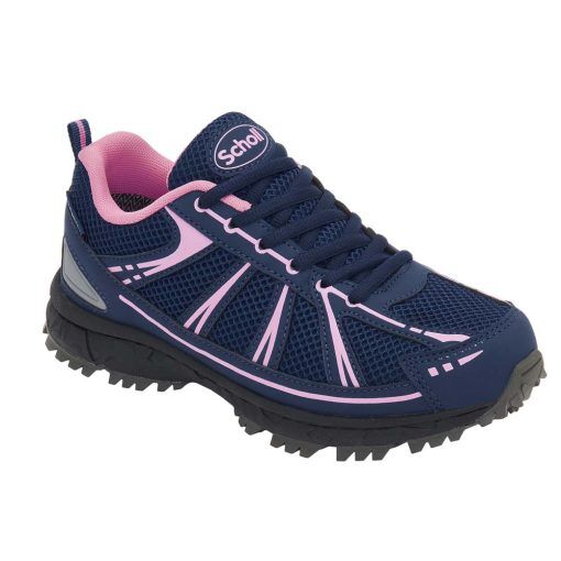 Scholl Sprinter Ultra treckingskor (unisex) - Dark Blue/Pink - 36