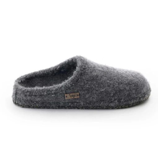 Ulle Mohair Seamless ulltofflor (unisex) - Grey Melange - 36