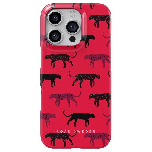 Scarlet Felidae - Slim case, iPhone 16 Plus