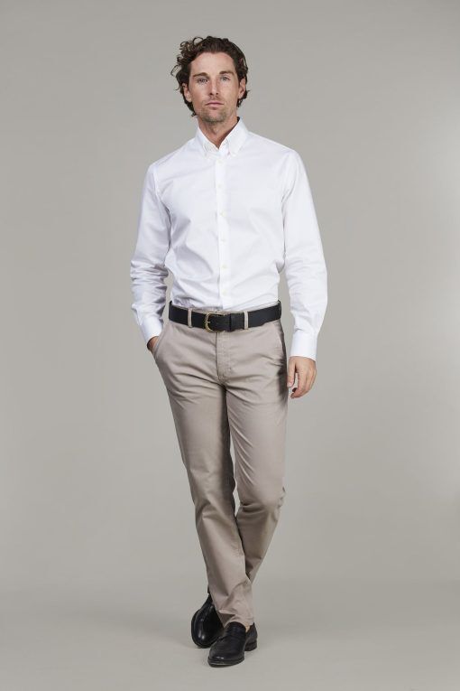 Exklusiva Chinos, Classic Chino Aerodyn High Stretch, Mullvad, 31/32, Hansen & Jacob - 31/32