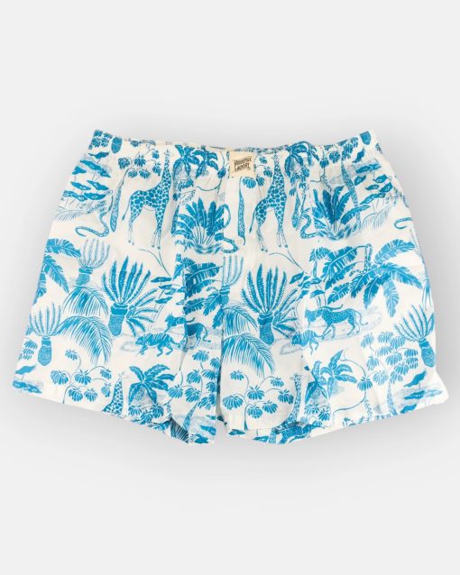 Vita boxershorts herr - mono safari bleu