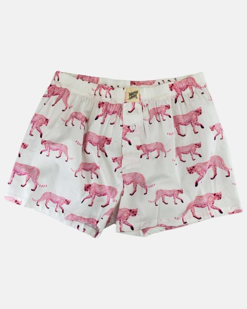 Rosa boxershorts herr - pink cheetah