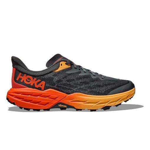 HOKA Speedgoat 5 traillöparskor (herr) - Castlerock/Flame - 44 ⅔