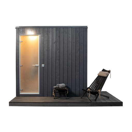 KUUT Outdoor Steam Sauna, Medium (4 Person - 2000mm x 2400mm)