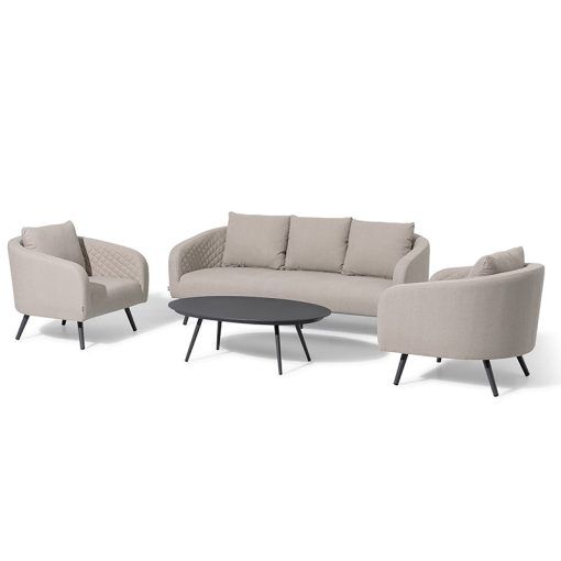 Ambition 3 Seater Sofa Set, Oatmeal