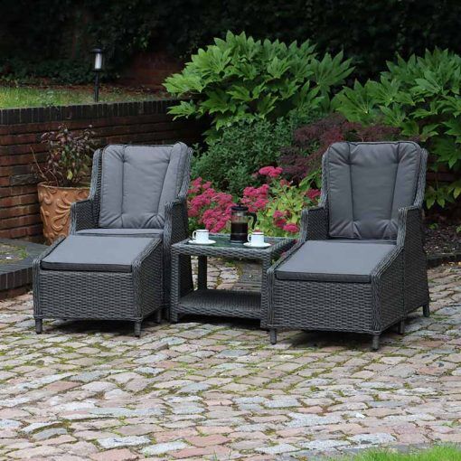 Paris 2 Seater High Back Recliner Comfort Set