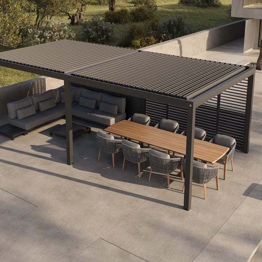 Suns Lifestyle Luxe Electric Louvered Pergola - Various Sizes